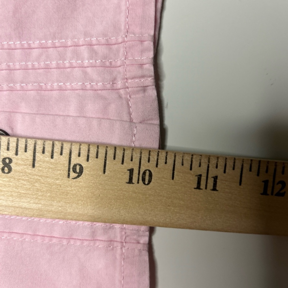 VINTAGE Strasburg Two Piece Dress Girls 18 Months Pink Blouse Pink Brown Plaid - Picture 12 of 13